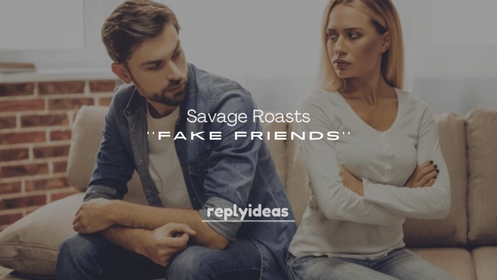 Smart and Savage Roasts for Fake Friends